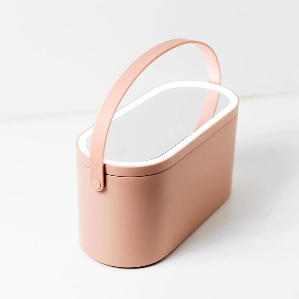 Hot Girl Glow Case - LED Makeup Organizer with Mirror