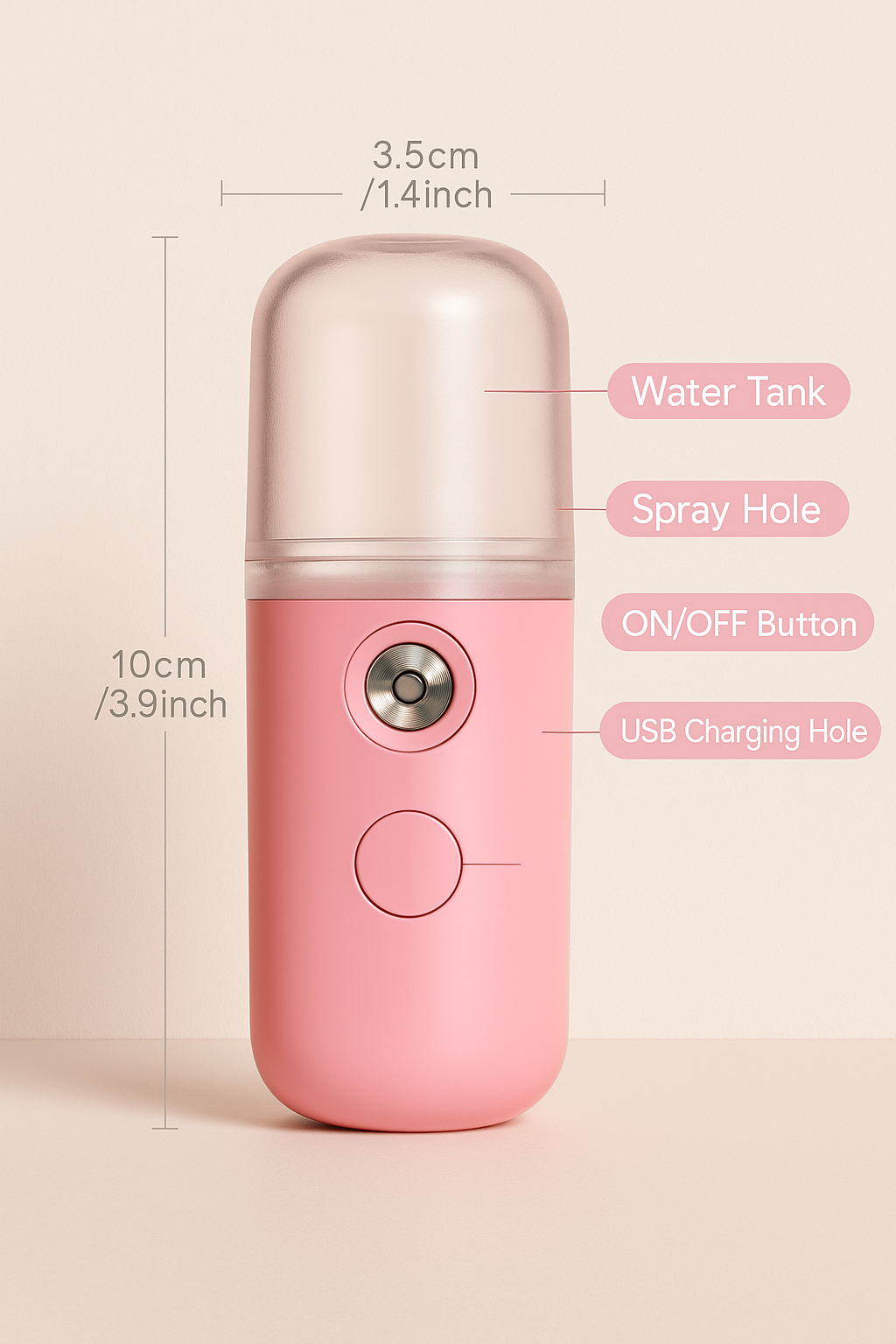 GlowMist Mini™ – Dewy Skin, Anytime.